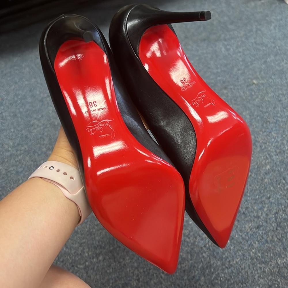 💜Christian Louboutin Pigalle Heels 38/7.5 - Picture 4 of 4